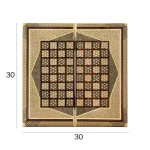 تخته نرد - شطرنج 30 خاتم 8000