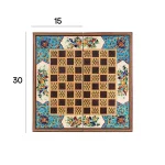 تخته نرد - شطرنج 30 خاتم نقاشی 2200
