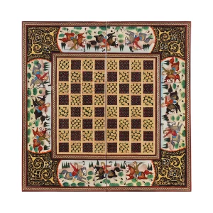 تخته نرد - شطرنج 35 خاتم نقاشی 2300