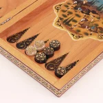 تخته نرد - شطرنج 35 خاتم نقاشی 2300