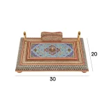 جاقلمی درب دار 20*30 خاتم اعلا نقاشی اسلیمی کد 03
