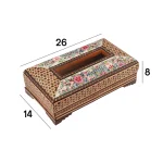 جعبه دستمال کاغذی خاتم نقاشی 02131