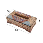 جعبه دستمال کاغذی خاتم نقاشی 0112