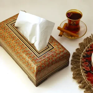 جعبه دستمال کاغذی خاتم 0015