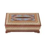 جعبه دستمال کاغذي لولايي خاتم نقاشی 1127