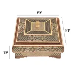 شكلات خوری چوبی 4 گوش 22 خاتم 0019