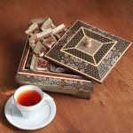 شكلات خوری چوبی 4 گوش 22 خاتم 0019
