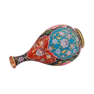 گلدان مس و پرداز مدل گلابی