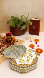 شکلات خوری چوبی 21 خاتم 1023