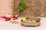 شکلات خوری چوبی 8 گوش خاتم 4023