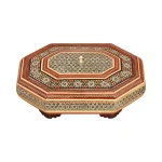 شکلات خوری چوبی 8 گوش خاتم 5023