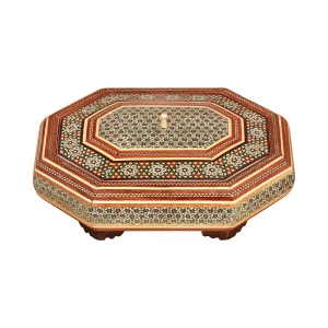 شکلات خوری چوبی 8 گوش خاتم 5023