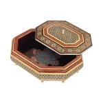 شکلات خوری چوبی 8 گوش خاتم 4023