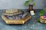 شکلات خوری چوبی 6 گوش خاتم 40221