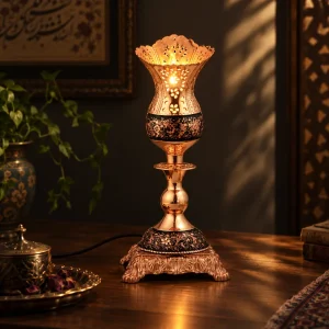 چراغ لاله متوسط الماس تراش