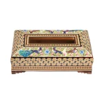 جعبه دستمال کاغذی خاتم نقاشی 02112