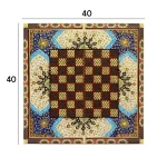 تخته نرد - شطرنج 40 خاتم نقاشی 01004
