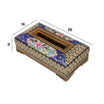 جعبه دستمال کاغذی خاتم نقاشی 02111