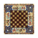 تخته نرد - شطرنج 40 خاتم نقاشی 03002