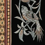 قاب دو قاب 10*25 قلم زنی