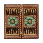تخته نرد - شطرنج 40 خاتم نقاشی 01003