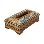 جعبه دستمال کاغذی خاتم نقاشی 0210