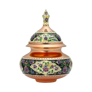 قندان دخلی ۲۰ پرداز مشکی طلایی
