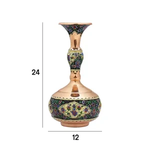 گلدان شلغمی 25 مس و پرداز کد 01