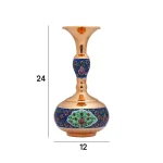 گلدان شلغمی 25 مس و پرداز