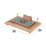 جاقلمی درب دار 20*30 خاتم اعلا نقاشی اسلیمی کد 01