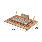 جاقلمی درب دار 20*30 خاتم اعلا نقاشی گل و مرغ