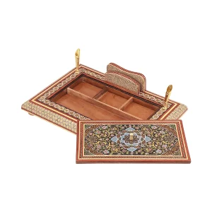 جاقلمی درب دار 20*30 خاتم نقاشی 01214