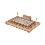 جاقلمی درب دار 20*30 خاتم اعلا نقاشی گل و مرغ
