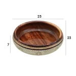 کاسه آجیل خوری چوبی 21 خاتم 0025