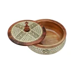 قندان چوبی 16 خاتم 0025