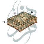 جعبه پذیرایی 32*24 خاتم 1019
