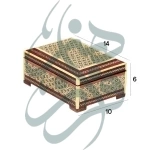 جعبه جواهرات 10*14 خاتم 7016