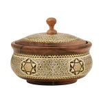 قندان چوبی 10 خاتم 0026