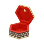 جعبه جواهرات 6 گوش 11*13 خاتم نقاشی 3214