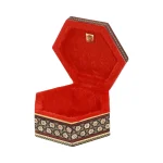 جعبه جواهرات 6 گوش 11*13 خاتم 0014