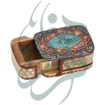 جعبه سکه خاتم نقاشی 21202