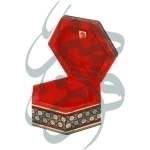 جعبه جواهرات 6 گوش 11*13 خاتم 0014