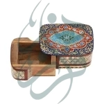 جعبه سکه خاتم نقاشی 21202