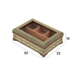 جعبه تی بگ خاتم توپی اعلا 22*30