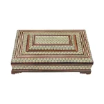 جعبه پذیرایی 30*40 خاتم تخمه دار