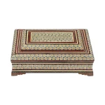 جعبه پذیرایی 30*22 خاتم تخمه دار