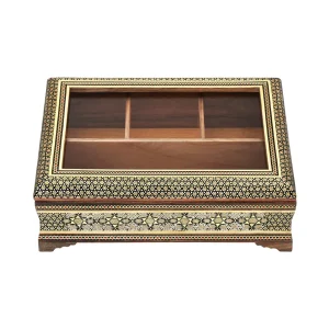 جعبه تی بگ خاتم توپی اعلا 22*30