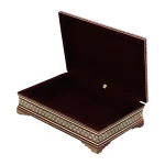 جعبه پذیرایی 30×22 خاتم تخمه دار مشکی