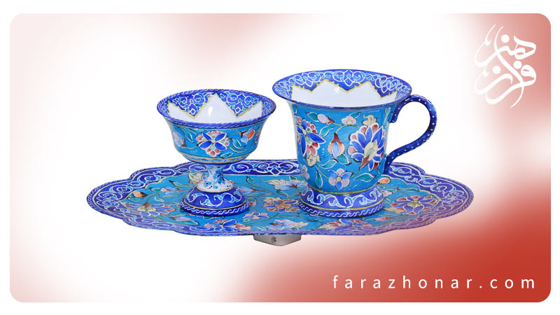 ست پذیرایی نفیس میناکاری اصفهان